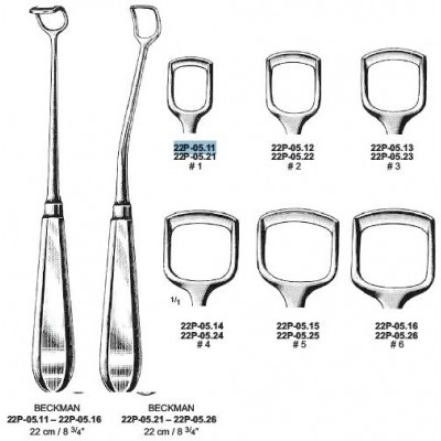 BECKMAN Adenoid Currettes